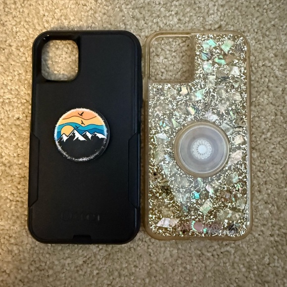 Case Mate & otter box lot iPhone 11 black & sea shell case - Picture 1 of 4